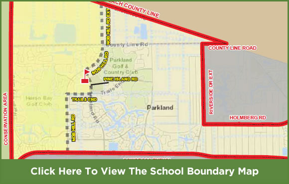 Heron Heights Elementary - School Boundary Map